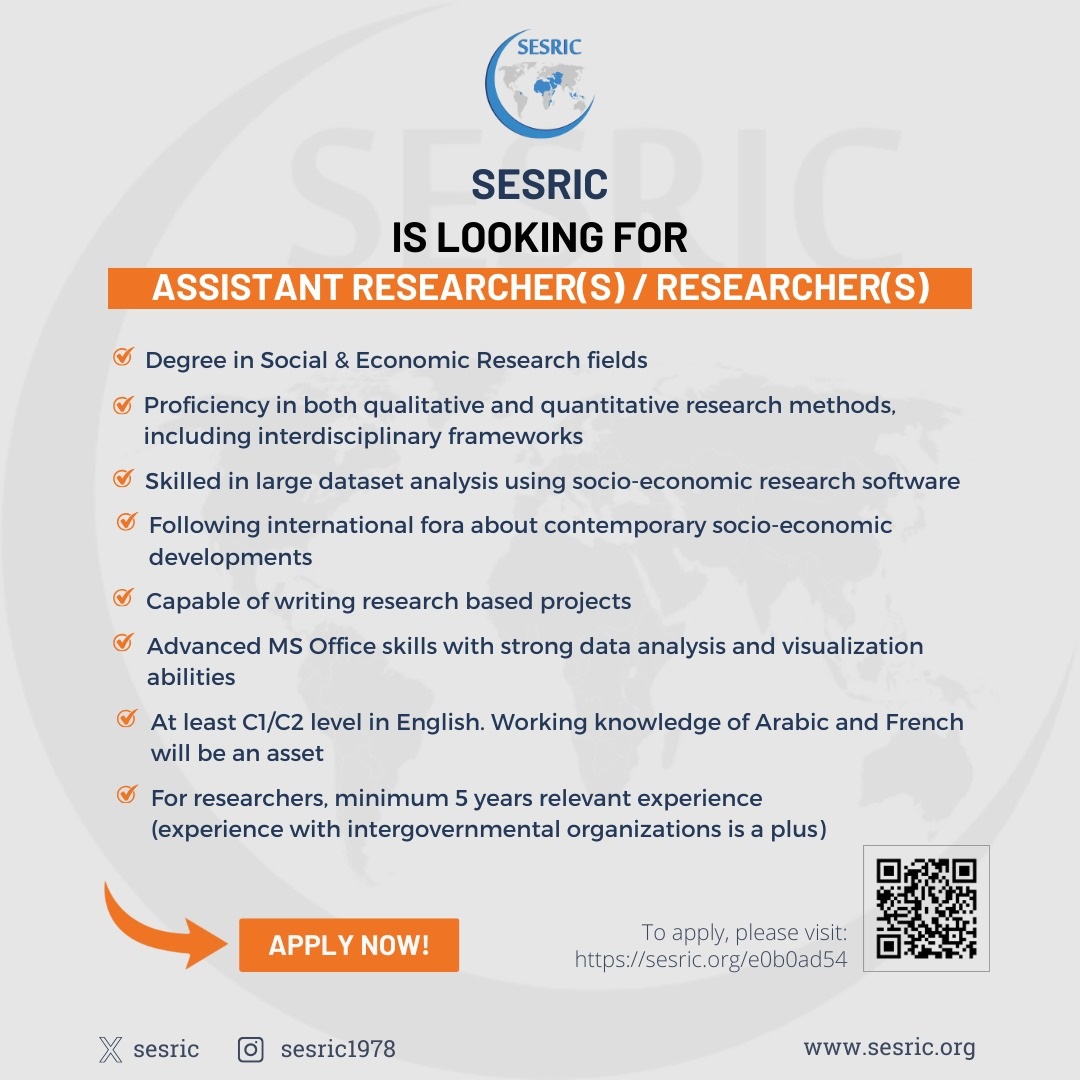 SESRIC Job Vacancies